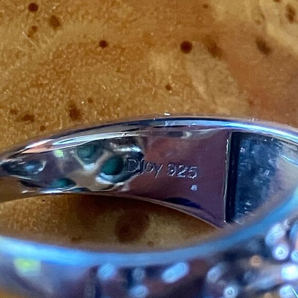 Sierra Nevada Turquoise Sterling Silver Butterfly Sunflower Ring Size 7 - Picture 6 of 9